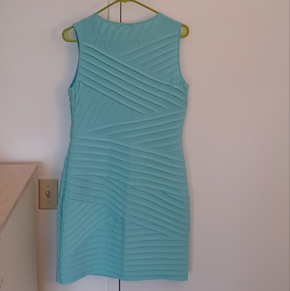 Calvin Klein Green Sheath Midi Dress Size12 - Picture 2 of 6